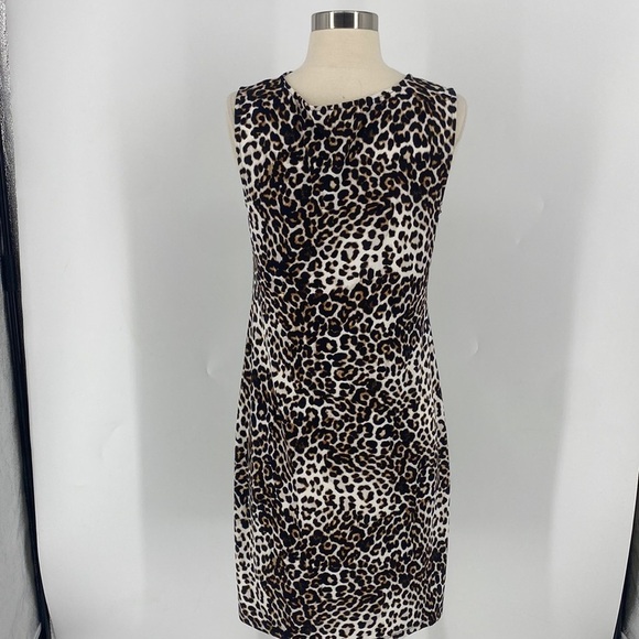 Chicos Animal Print Sleeveless Mini Dress - Picture 2 of 8